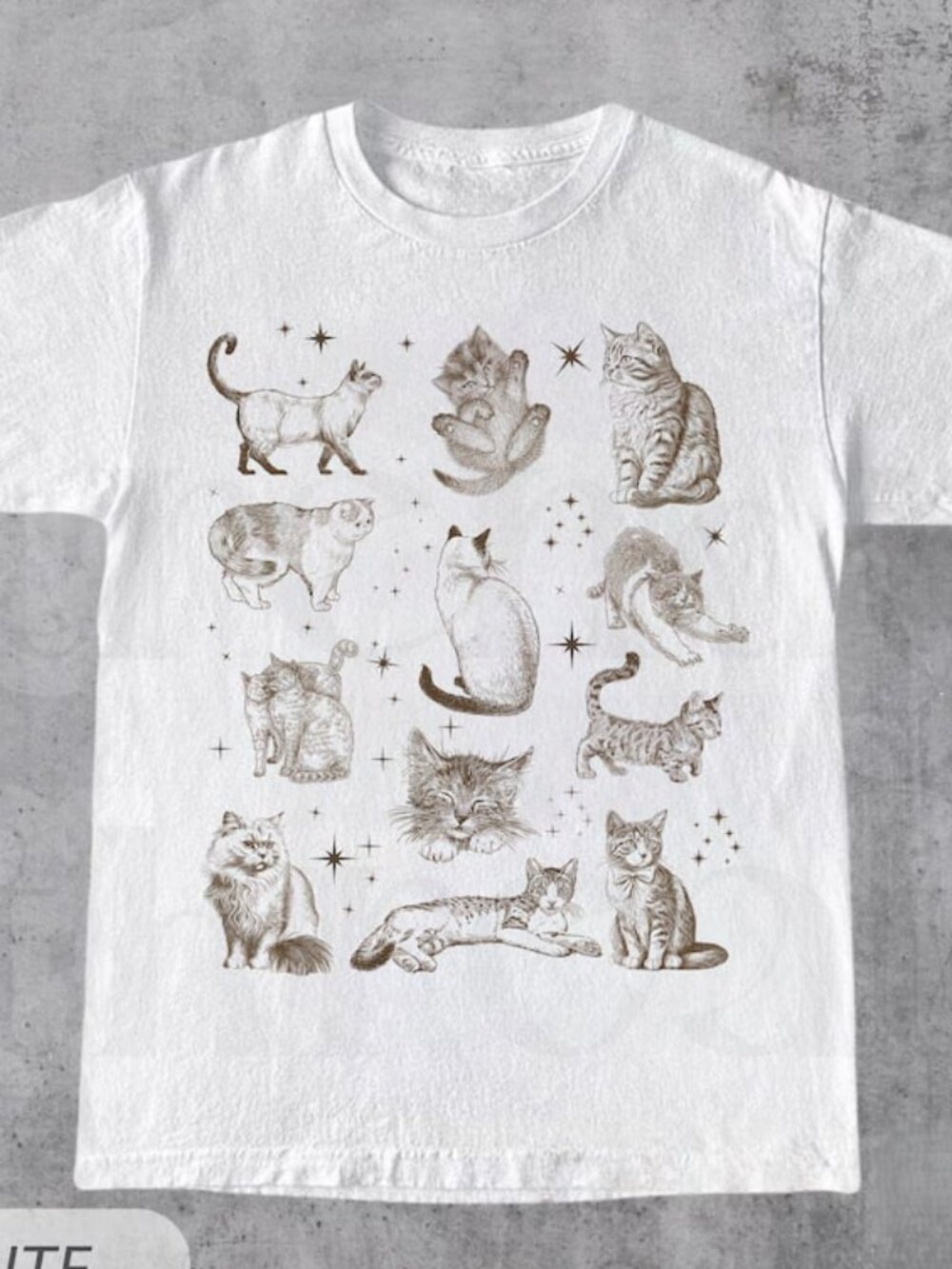 Cute Cat Tshirt, Cat Lover Gift, Funny Cat Tee